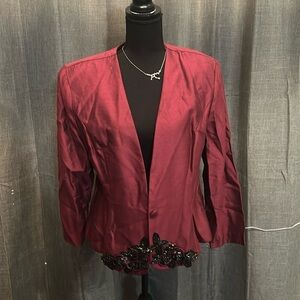 Vintage Red Karen Miller New York Jacket